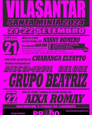 Santa Minia en Vilasantar