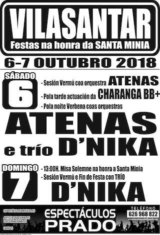 Santa Minia en Vilasantar
