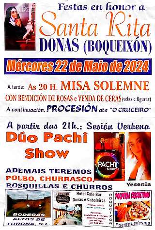Santa Rita de Donas (2026) en Boqueixón