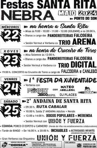 Santa Rita de Nebra (2026) en O Porto do Son