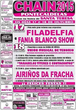 Santa Teresa de Chaín en Ponte Caldelas