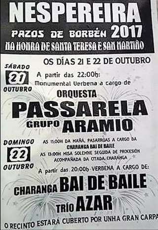 Santa Teresa de Nespereira en Pazos de Borbén