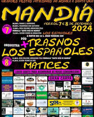 Santa Uxía de Mandiá en Ferrol