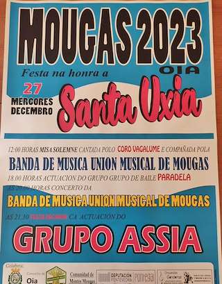 Santa Uxía de Mougás en Oia