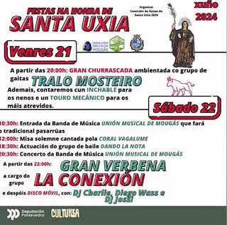Santa Uxía de Mougás en Oia