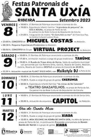 Santa Uxía en Ribeira