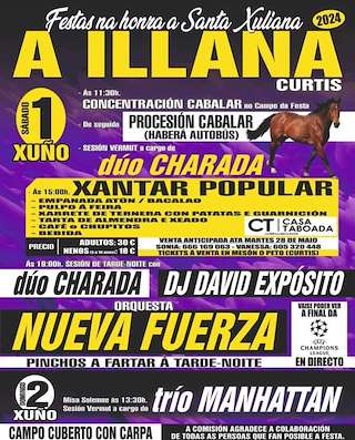 Santa Xuliana de A Illana en Curtis