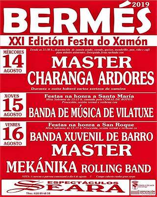 Santa María y San Roque - XXV Festa do Xamón de Bermés en Lalín