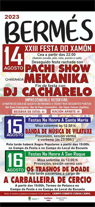 Santa María y San Roque - XXV Festa do Xamón de Bermés en Lalín