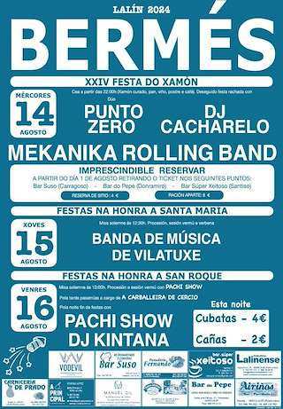 Santa María y San Roque - XXV Festa do Xamón de Bermés en Lalín