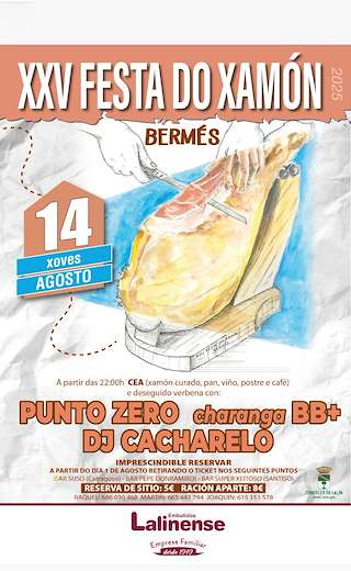 Santa María y San Roque - XXVI Festa do Xamón de Bermés (2026) en Lalín