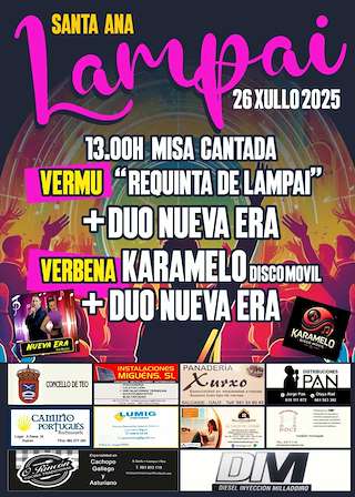 Fechas, información, programa, cartel, imágenes, mapa y ubicación de Santa Ana de Lampai  en  Teo