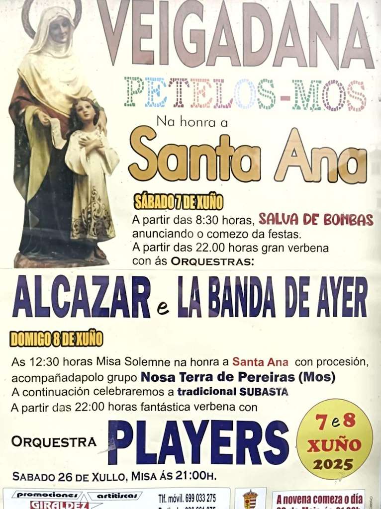 Santa Ana de Veigadaña en Mos