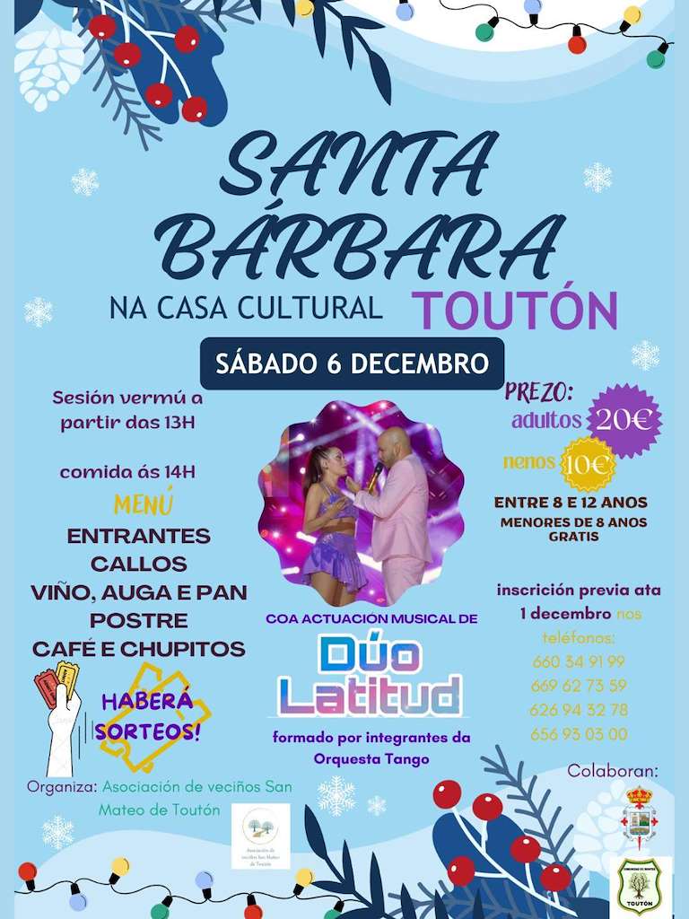 Santa Bárbara de Toutón en Mondariz