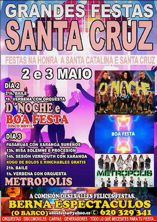 Fechas, información, programa, cartel, imágenes, mapa y ubicación de Santa Catalina e Santa Cruz  en  Carballeda de Valdeorras