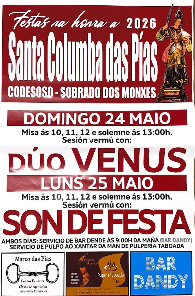 Santa Columba das Pías (2026) en Sobrado
