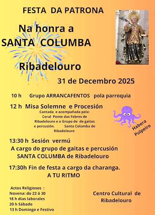 Fechas, información, programa, cartel, imágenes, mapa y ubicación de Santa Columba de Ribadelouro (2025)  en  Tui