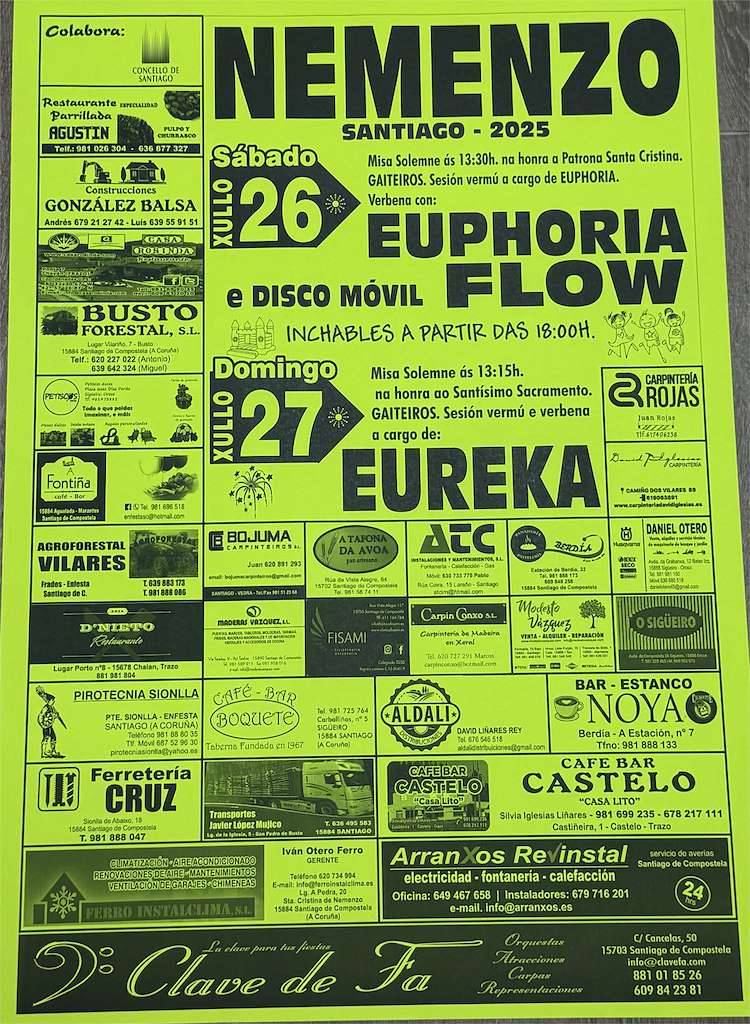 Santa Cristina y Santísmo Sacramento de Nemenzo en Santiago de Compostela