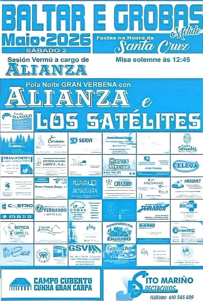 Santa Cruz de Baltar e Grobas (2026) en Melide