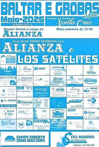 Fechas, información, programa, cartel, imágenes, mapa y ubicación de Santa Cruz de Baltar e Grobas (2026)  en  Melide