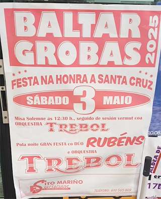 Fechas, información, programa, cartel, imágenes, mapa y ubicación de Santa Cruz de Baltar  en  Melide