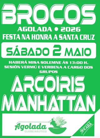 Fechas, información, programa, cartel, imágenes, mapa y ubicación de Santa Cruz de Brocos (2026)  en  Agolada