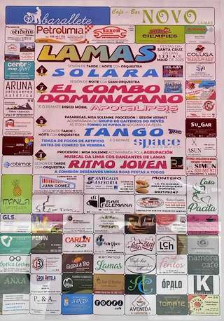 Fechas, información, programa, cartel, imágenes, mapa y ubicación de Santa Cruz de Lamas  en  Xinzo de Limia