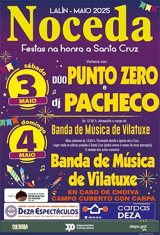 Fechas, información, programa, cartel, imágenes, mapa y ubicación de Santa Cruz de Noceda  en  Lalín