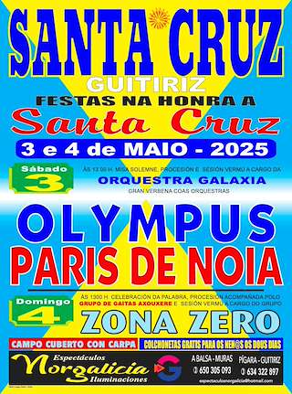 Fechas, información, programa, cartel, imágenes, mapa y ubicación de Santa Cruz de Parga  en  Guitiriz
