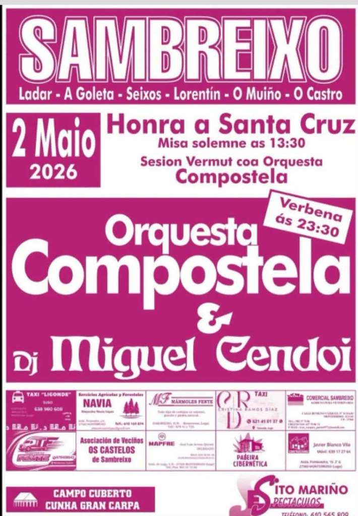 Santa Cruz de Sambreixo (2026) en Monterroso