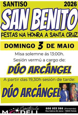 Fechas, información, programa, cartel, imágenes, mapa y ubicación de Santa Cruz de San Benito  (2026)  en  Santiso