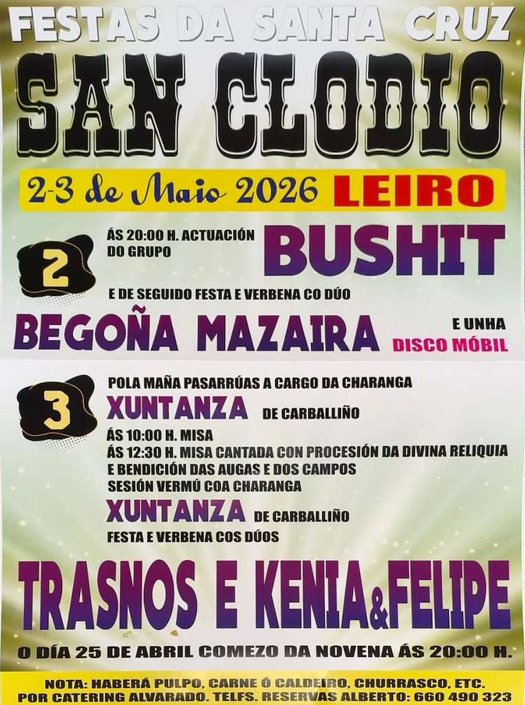 Santa Cruz de San Clodio en Leiro