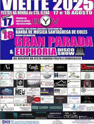 Fechas, información, programa, cartel, imágenes, mapa y ubicación de Santa Elena de Vieite  en  Leiro