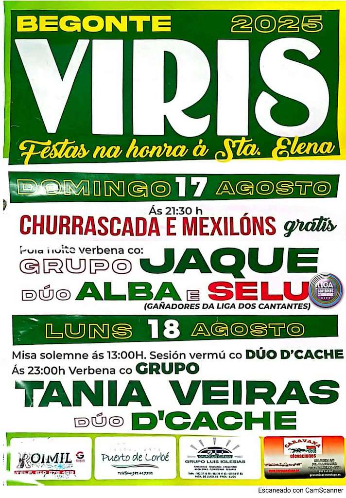 Santa Elena de Virís en Begonte