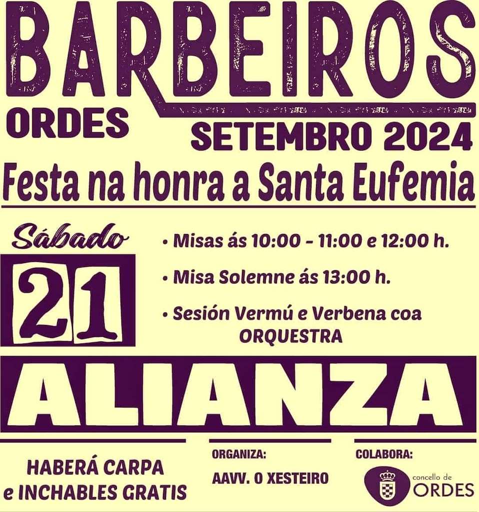 Santa Eufemia de Barbeiros en Ordes