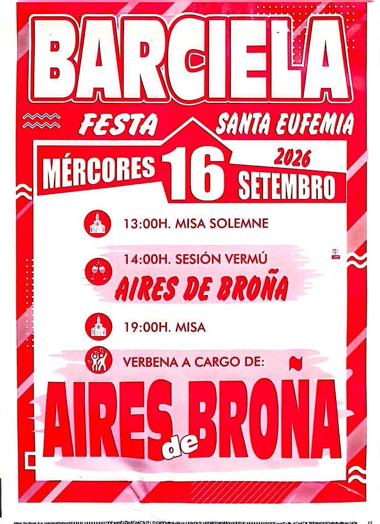 Santa Eufemia de Barciela (2026) en Oroso