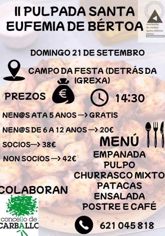 Santa Eufemia de Bértoa en Carballo