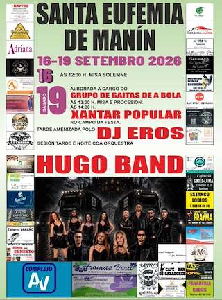 Fechas, información, programa, cartel, imágenes, mapa y ubicación de Santa Eufemia de Manín (2026) en Lobios