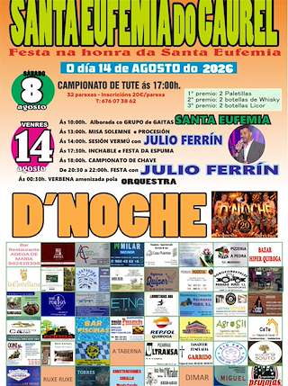 Fechas, información, programa, cartel, imágenes, mapa y ubicación de Santa Eufemia (2026) en Folgoso do Courel