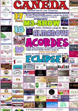 Fechas, información, programa, cartel, imágenes, mapa y ubicación de Santa Eulalia de Caneda (2026) en Monforte de Lemos