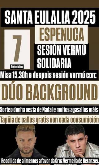 Fechas, información, programa, cartel, imágenes, mapa y ubicación de Santa Eulalia de Espenuca (2025)  en  Coirós