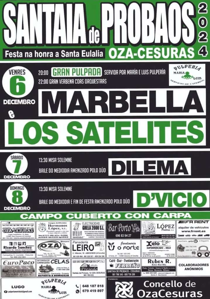 Santa Eulalia de Probaos en Oza Cesuras