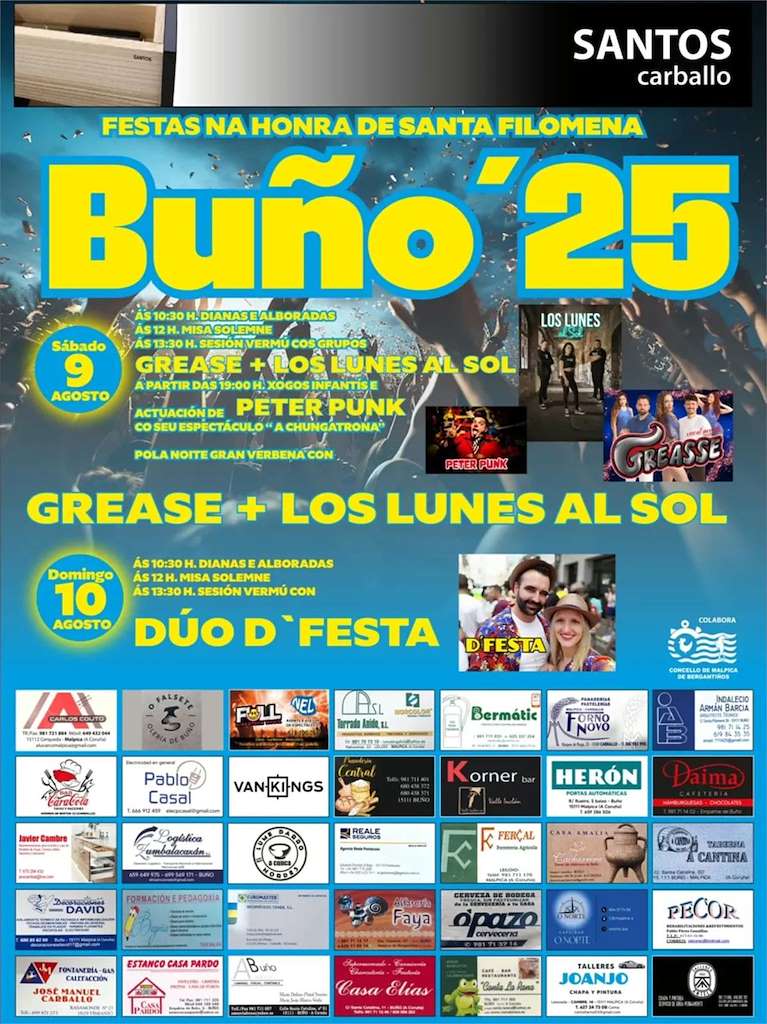 Santa Filomena de Buño en Malpica de Bergantiños