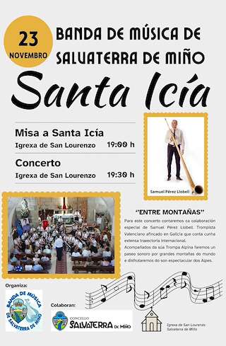 Fechas, información, programa, cartel, imágenes, mapa y ubicación de Santa Icía  en  Salvaterra do Miño