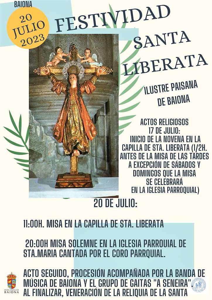 Santa Liberata en Baiona