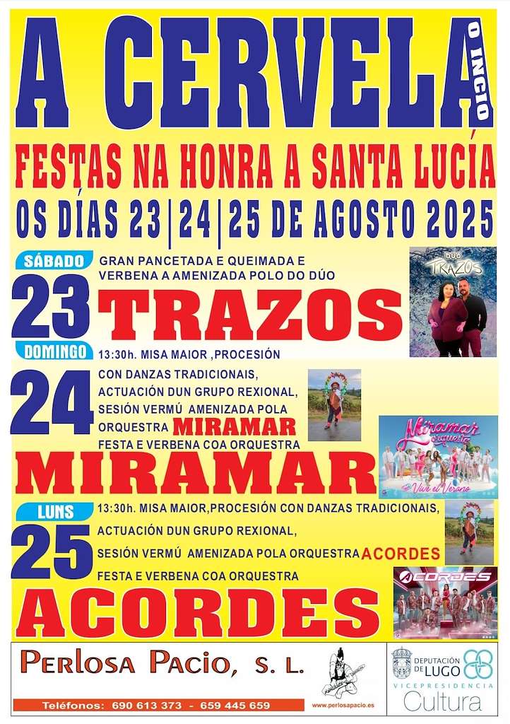 Santa Lucía de A Cervela en O Incio