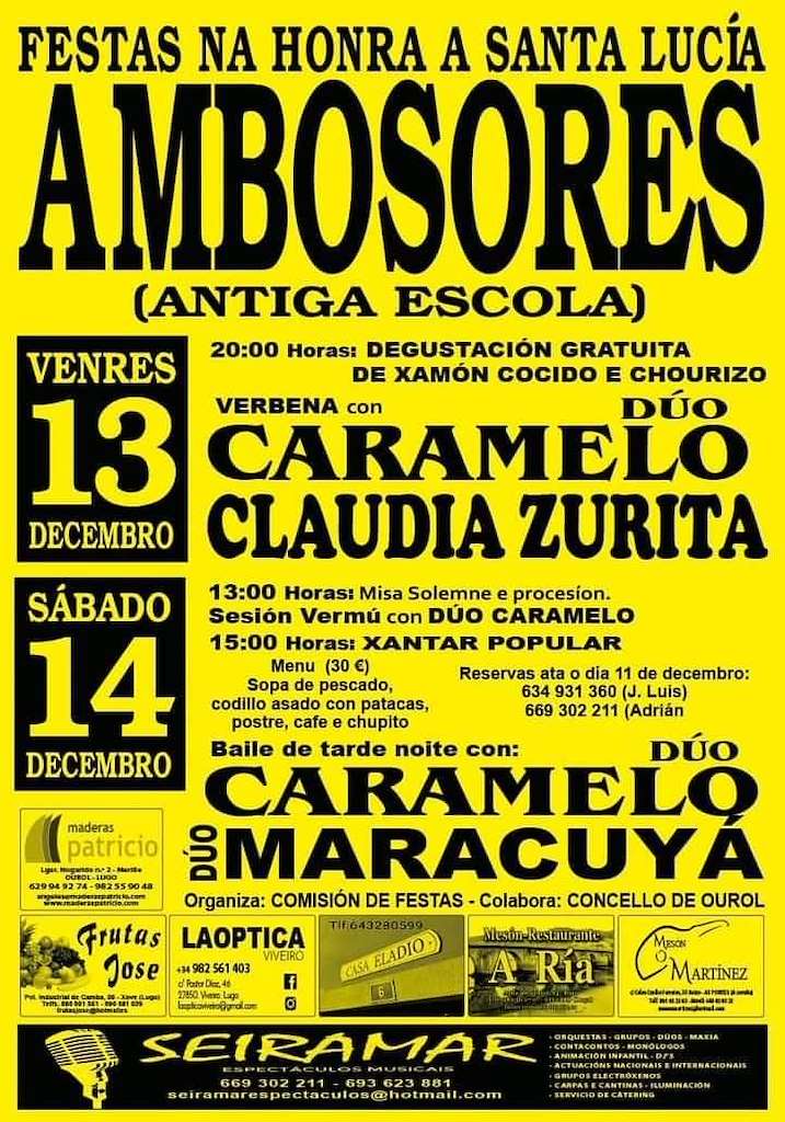 Santa Lucía de Ambosores en Ourol