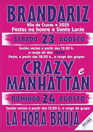 Fechas, información, programa, cartel, imágenes, mapa y ubicación de Santa Lucía de Brandariz  en  Vila de Cruces