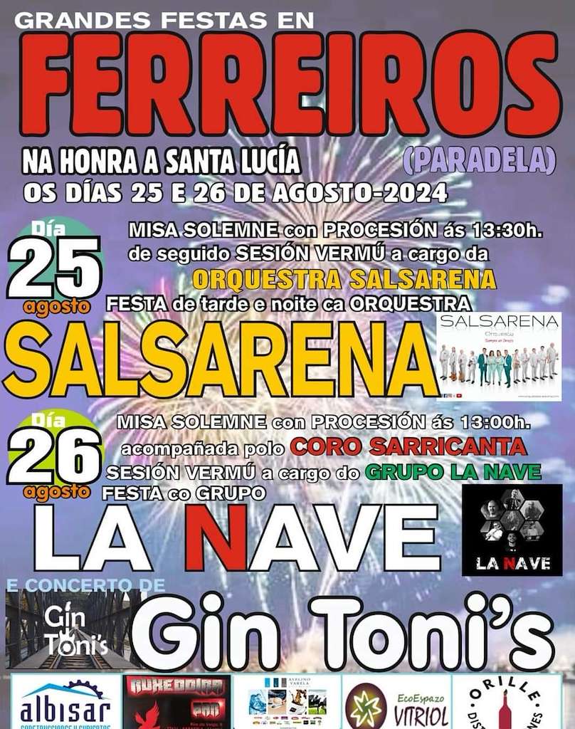 Santa Lucía de Ferreiros en Paradela