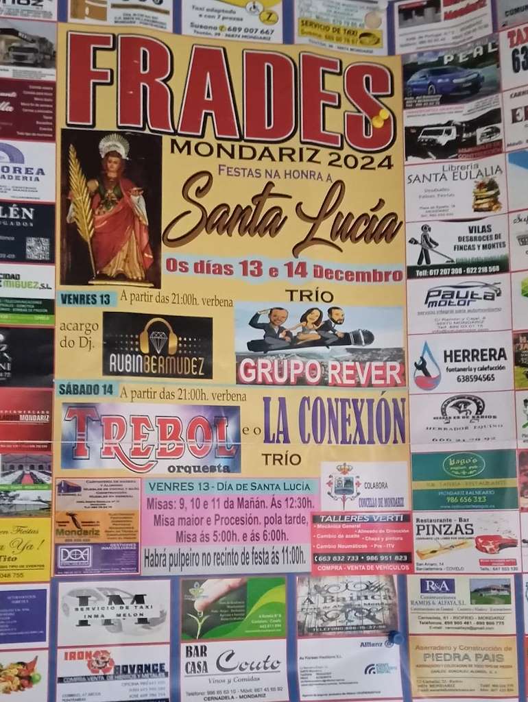 Santa Lucía de Frades en Mondariz
